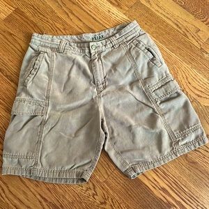 Tommy Bahama Relax khaki brown cotton blend shorts